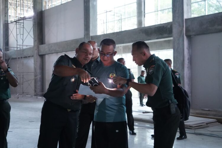 Pangdam IM Pastikan Pembangunan Gedung Serbaguna Berjalan Sesuai Rencana