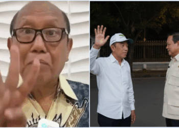 Pakar Politik Prof Ikrar Nusa Bhakti menyebut ada enam poin isi pertemuan empat mata antara Joko Widodo (Jokowi) dan Presiden Prabowo Subianto di Kertanegara, Jakarta Selatan (Jaksel) beberapa hari lalu. FOTO/Kolase. Ⓒ Hak cipta foto di atas dikembalikan sesungguhnya kepada pemilik foto