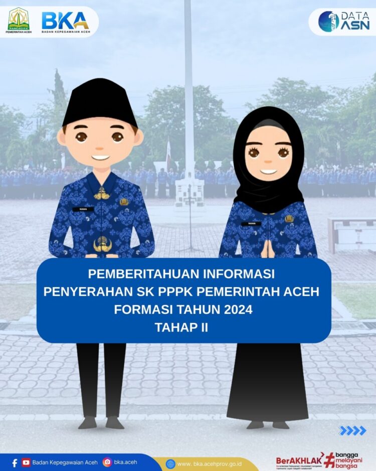 Pemerintah Aceh Jadwalkan Penyerahan SK PPPK Tahap II Tahun 2024