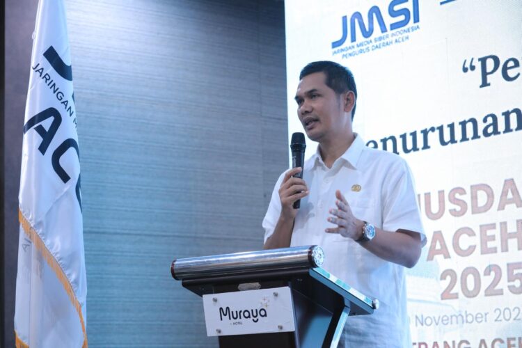 Di Musda JMSI, Sekda Aceh Minta Media Beri Kritikan Kontrukstif