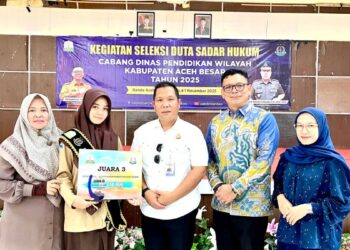 Siswa SMAN 1 Peukan Bada Raih Juara 3 Duta Pelajar Sadar Hukum 2025