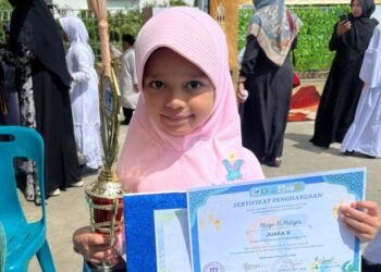 Murid TK Rumah Qur’an Wahdah Islamiyah 02 Raih Juara 2 Lomba Hafalan Surah Pendek