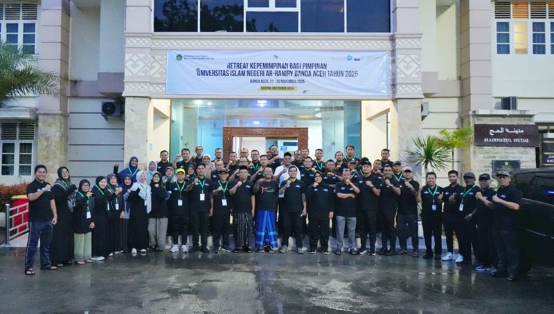 UIN Ar-Raniry Gelar Retret Kepemimpinan, Rektor Ajak Pimpinan Bergerak Lebih Cepat dan Solid