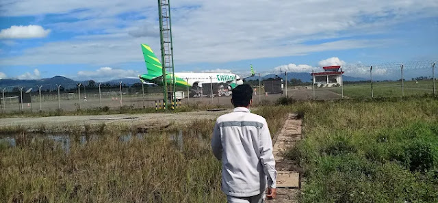 Bandara Indonesia Morowali Industrial Park (IMIP). FOTO/Net. Ⓒ Hak cipta foto di atas dikembalikan sesungguhnya kepada pemilik foto