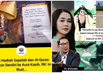Terungkap Hadiah Istimewa Ridwan Kamil untuk Aura Kasih, Dilukis Sendiri