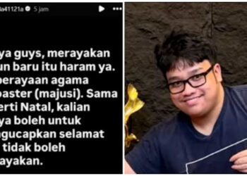 IG Story Yudo Sadewa Sebut Tahun Baru dan Natal Haram, Respons Warganet Mengalir Deras