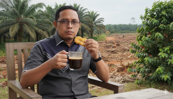 Logika Hasan Nasbi 'Ngopi dan Gorengan' Alasankan Deforestasi Bikin Publik Geram, Rakyat Kecil Kok Jadi Kambing Hitam?