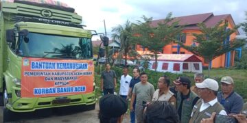 197 Ton Bantuan Warga Aceh Besar Dilepas Menuju Kuala Langsa