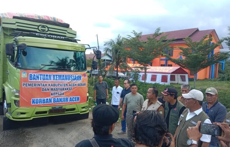 197 Ton Bantuan Warga Aceh Besar Dilepas Menuju Kuala Langsa