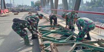 Kodam IM Kebut Pembangunan Jembatan Bailey di Wilayah Terdampak Banjir