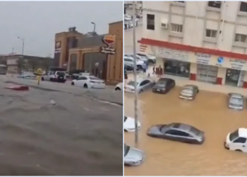 Banjir Bandang Terjang Jeddah Arab Saudi, Jalanan Kota Mendadak jadi Sungai