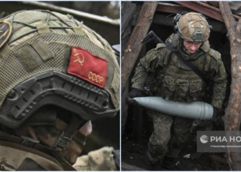 Begini Penampakan Seorang Tentara Rusia dengan Emblem 'Allah' di Seragam Tempurnya