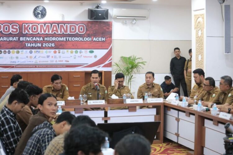 Terima Aliansi Mahasiswa, Sekda Aceh Paparkan Progres Penanganan Bencana