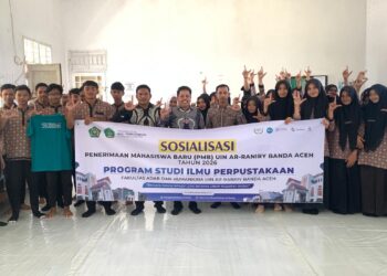 Prodi Ilmu Perpustakaan UIN Ar-Raniry Sosialisasikan PMB 2026 ke Pidie-Pidie Jaya