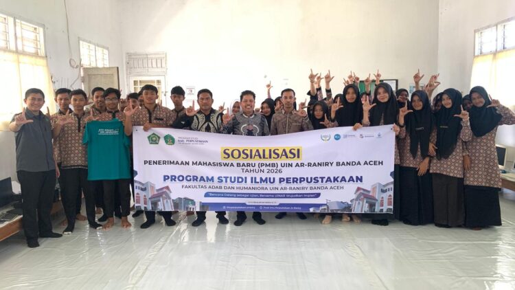 Prodi Ilmu Perpustakaan UIN Ar-Raniry Sosialisasikan PMB 2026 ke Pidie-Pidie Jaya