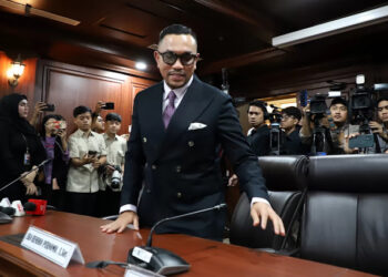 Anggota DPR RI nonaktif Ahmad Sahroni. FOTO/Net. Ⓒ Hak cipta foto di atas dikembalikan sesungguhnya kepada pemilik foto
