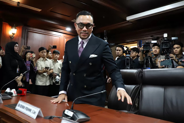 Anggota DPR RI nonaktif Ahmad Sahroni. FOTO/Net. Ⓒ Hak cipta foto di atas dikembalikan sesungguhnya kepada pemilik foto