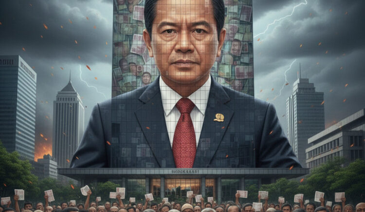 Ilustrasi Menteri Keuangan Purbaya Yudhi Sadewa yang tidak mampu mengelola pegawai pajak yang koruptif. FOTO/HAI/AI. Ⓒ Hak cipta foto di atas dikembalikan sesungguhnya kepada pemilik foto