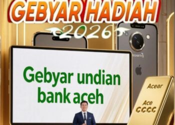 Flyer penipuan "Gebyar Hadiah" yang bertuliskan "Gebyar Undian Bank Aceh" beredar di media sosial. Nasabah Bank Aceh dihimbau untuk lebih hati-hati dan waspada. FOTO/Net. Ⓒ Hak cipta foto di atas dikembalikan sesungguhnya kepada pemilik foto