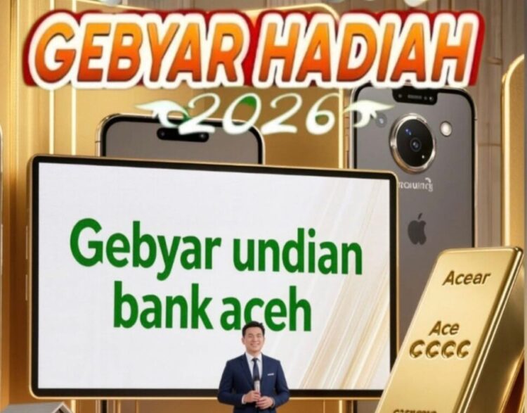 Flyer penipuan "Gebyar Hadiah" yang bertuliskan "Gebyar Undian Bank Aceh" beredar di media sosial. Nasabah Bank Aceh dihimbau untuk lebih hati-hati dan waspada. FOTO/Net. Ⓒ Hak cipta foto di atas dikembalikan sesungguhnya kepada pemilik foto