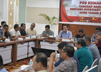 Rapat rapat persiapan penugasan Relawan Aparatur Sipil Negara (ASN) Tahap Dua berlangsung di Posko Tanggap Darurat Kantor Gubernur Aceh, Kamis (1/1/2026), dan dipimpin langsung oleh Sekretaris Daerah Aceh, M. Nasir. FOTO/Net. Ⓒ Hak cipta foto di atas dikembalikan sesungguhnya kepada pemilik foto