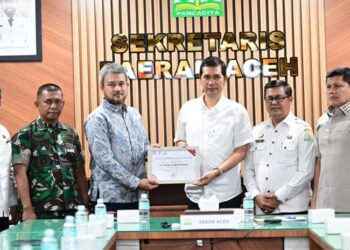 Perkuat Mitigasi Bencana, Pemerintah Aceh Terima Bantuan Layanan Emergency Call 112