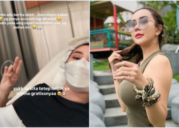 Isu Perselingkuhan Belum Reda, Aura Kasih Unggah Foto Dirawat