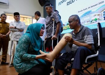 Seluruh Kader TP PKK Aceh Siap Berkolaborasi Salurkan Kaki Palsu