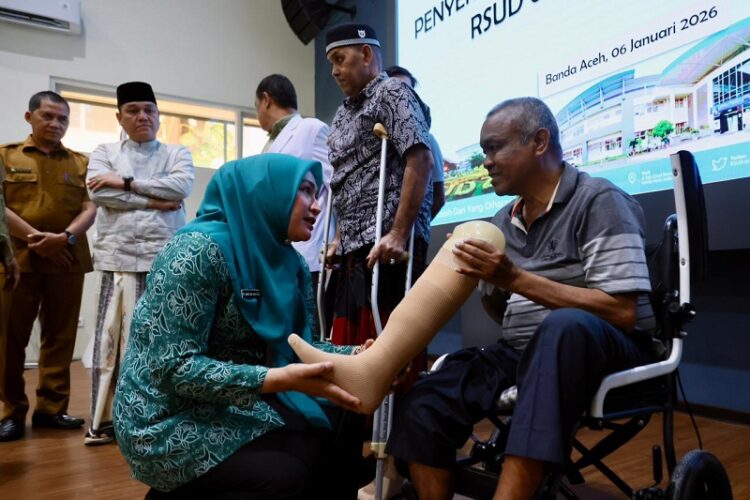 Seluruh Kader TP PKK Aceh Siap Berkolaborasi Salurkan Kaki Palsu