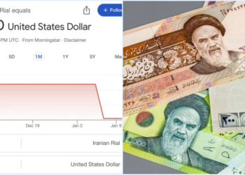 Saking Rendahnya, 1 Riyal Iran Hanya Senilai 0 Dollar AS