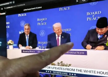 Wahai Rakyat Indonesia, Uang Kita Dipakai Prabowo Untuk Bergabung dengan Dewan Bentukan Trump