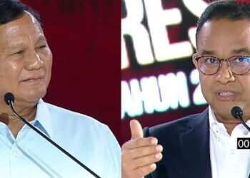 Survei Median: Prabowo Teratas, Anies Membayangi