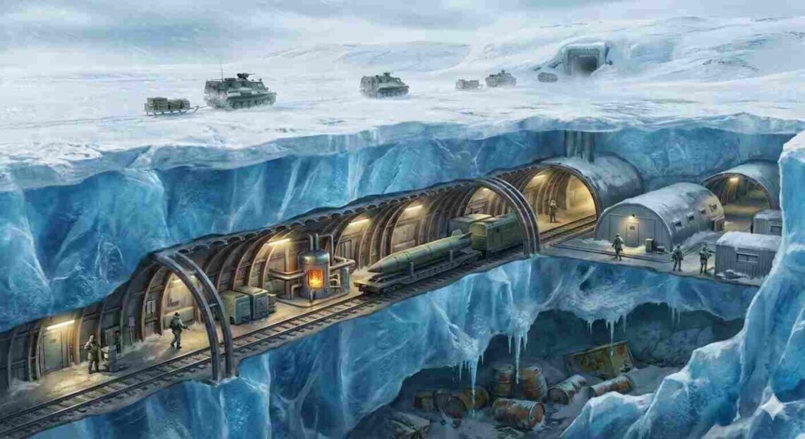 Ilustrasi Kota Nuklir rahasia yang berada di Greenland. FOTO/AI untuk HAI.Ⓒ Hak cipta foto di atas dikembalikan sesungguhnya kepada pemilik foto