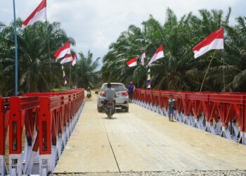 TNI AD Rampungkan Jembatan Modular 30 Meter di Aceh Tamiang
