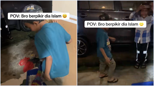 Viral Bocah Kristen Ikut Salat Tarawih Sudah 3 Hari, Celetukannya Bikin Ngakak