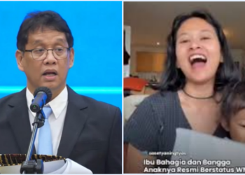 Menteri Keuangan Purbaya Yudhi Sadewa (kiri), Dwi Sasetyaningtyas, alumni Institut Teknologi Bandung sekaligus penerima beasiswa Lembaga Pengelola Dana Pendidikan (LPDP) (kanan). FOTO/Kolase. Ⓒ Hak cipta foto di atas dikembalikan sesungguhnya kepada pemilik foto