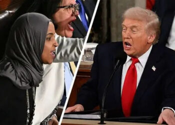 Ngamuk! Trump Minta Dua Anggota DPR Muslim Dideportasi Usai Pidatonya Diteriaki