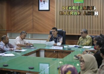 Sekda Aceh Pimpin Rapat Teknis Pengendalian Inflasi Jelang HKBN