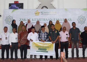 Rumah Amal USK Salurkan Zakat Kemitraan Rp158,9 Juta untuk 227 Mustahik