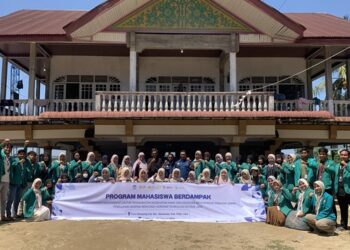 Puluhan Mahasiswa USK Diterjunkan ke Pidie Jaya, Lakukan Trauma Healing hingga Pemberdayaan Ekonomi