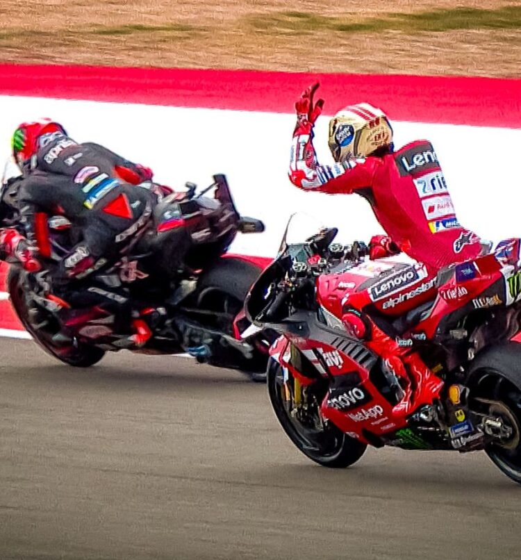 Marco Bezzecchi Juara MotoGP Amerika 2026, Aprilia Kuasai Podium Teratas
