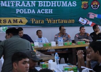 Polda Aceh dan Awak Media Perkuat Sinergi Lewat Buka Puasa Bersama