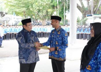 Wali Kota Sabang Serahkan SK kepada 768 PPPK Paruh Waktu