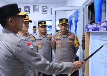 Tinjau Posyan Ops Ketupat Seulawah, Kapolda Aceh Ingatkan Pemudik Tidak Terburu-buru di Jalan