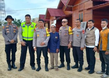 Kapolda Marzuki Ali Tinjau Progres Huntap dan Rencana Berlebaran di Aceh Tamiang