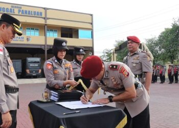 Kapolresta Banda Aceh Pimpin Sertijab Sejumlah Pejabat, Ini Daftarnya