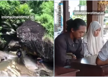 Viral Sejoli Mesum Siang Bolong Saat Ramadan di Balik Batu Besar