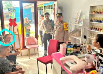 Seorang polisi wanita (polwan) berinisial Brigadir YM dilaporkan mencuri uang pelanggan salon sebesar Rp 1,1 juta di Jalan Ba'a-Busalangga, Kelurahan Mokdale, Kecamatan Lobalain, Rote Ndao, Nusa Tenggara Timur (NTT), Jumat (6/3/2026). FOTO/Net. Ⓒ Hak cipta foto di atas dikembalikan sesungguhnya kepada pemilik foto