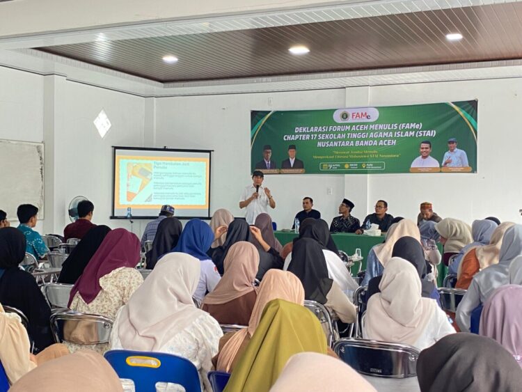 Deklarasi FAMe Chapter 17 STAI Nusantara Banda Aceh Sukses