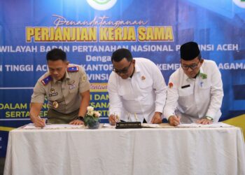 Sinergi Tiga Lembaga Percepat Sertifikasi Wakaf di Aceh, Lindungi Aset Umat dari Sengketa